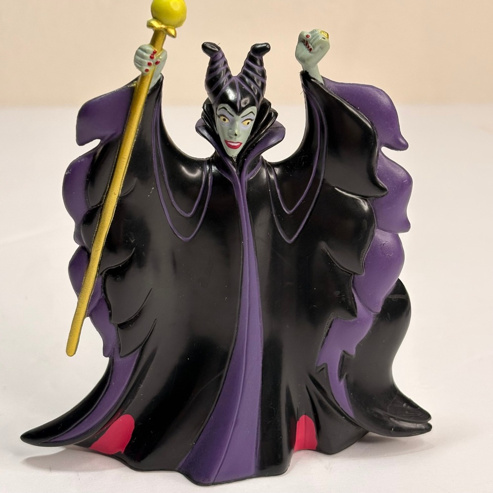 Disney Maleficent Figure Unisex One Size Black Good Sleeping Beauty Villain Toy